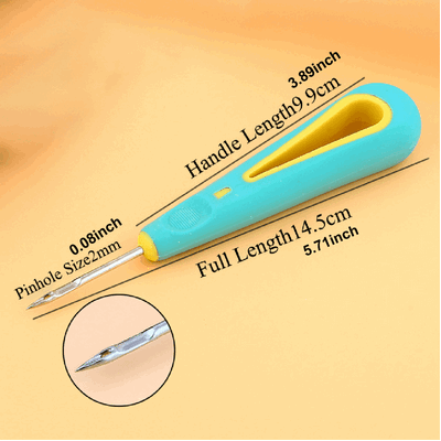(CA): Βελόνα με πλαστική λαβή