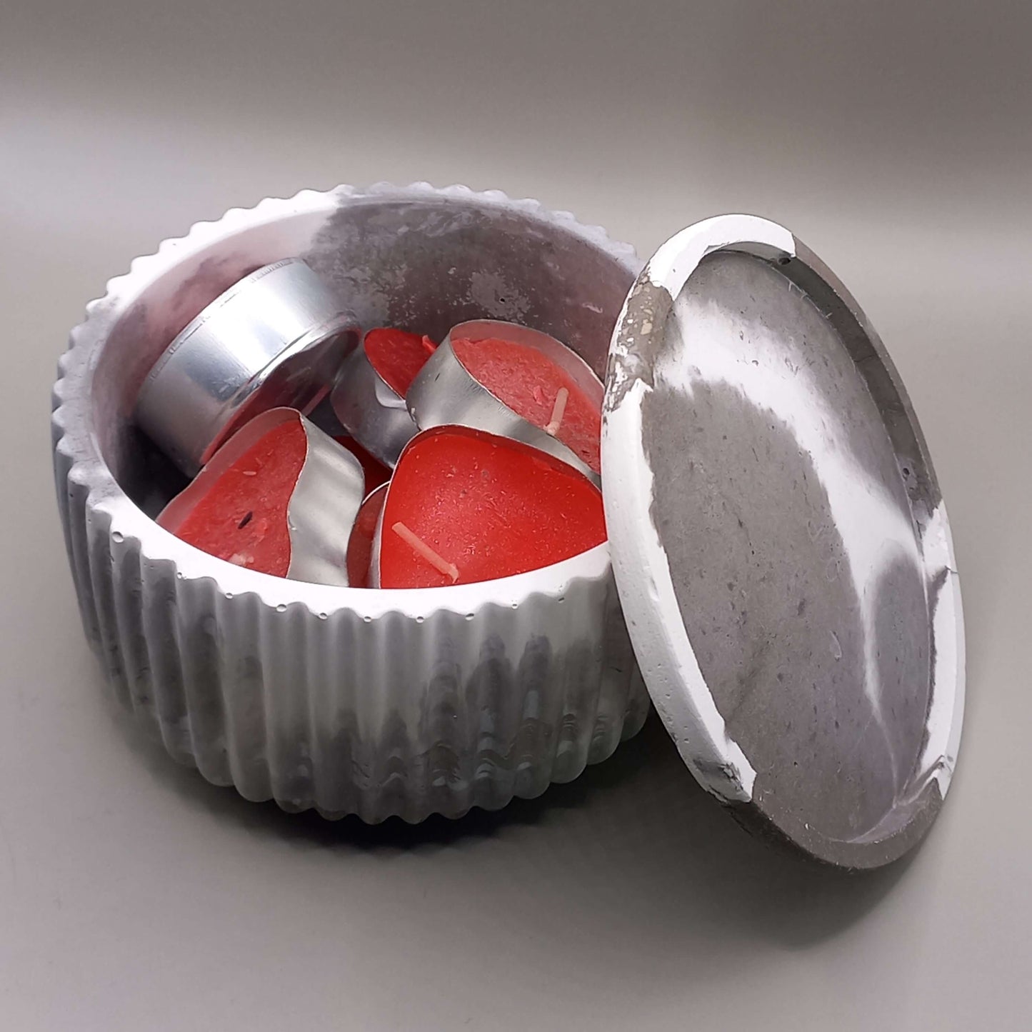 Δοχείο "Striped2" - ΛΕΥΚΟ/ΓΚΡΙ