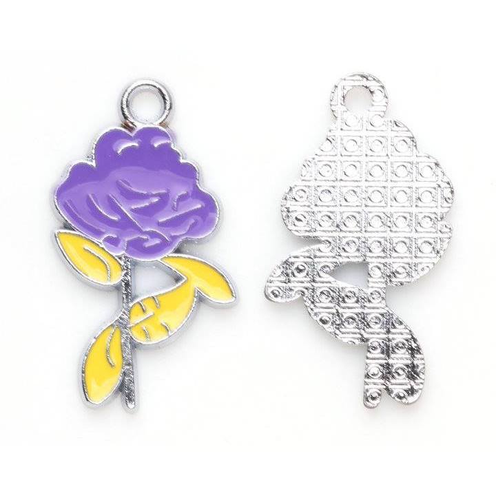 (JW): Charms τριαντάφυλλα (2 χρώματα)