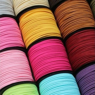 (JW): Κορδόνια συνθετικό δέρμα (suede)