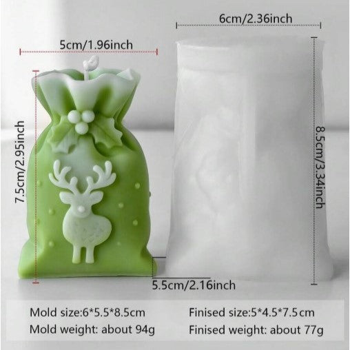 (MO): XMAS πουγκιά (2 σχέδια)