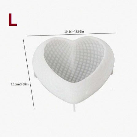 (MO): Καρδιά πλεκτή (3 μεγέθη)