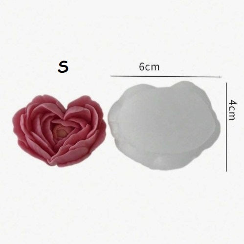 (MO): Τριαντάφυλλα Καρδιές (2 μεγέθη)