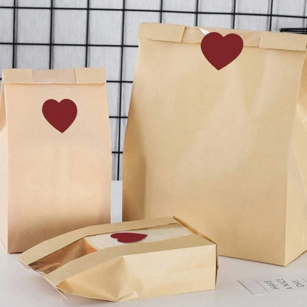 (ST): Αυτοκόλλητα Καρδιές (50τμχ-3 χρώματα)