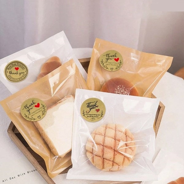 (ST): Αυτοκόλλητα "Thank You" (50τμχ-3 σχέδια)