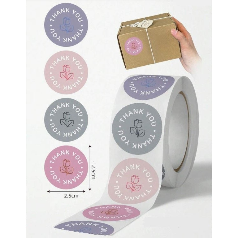 (ST): Αυτοκόλλητα "Thank You_2" (50τμχ)