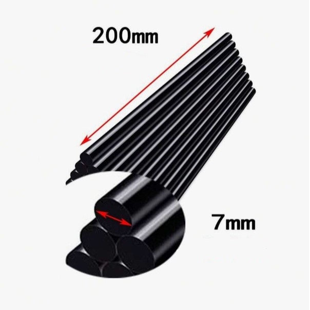 (TB): Ράβδοι σιλικόνης 20εκ. (ΜΑΥΡΟ)