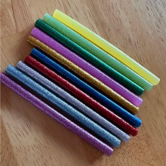 (TB): Ράβδοι σιλικόνης 10εκ. (GLITTER-ΧΡΩΜΑ)