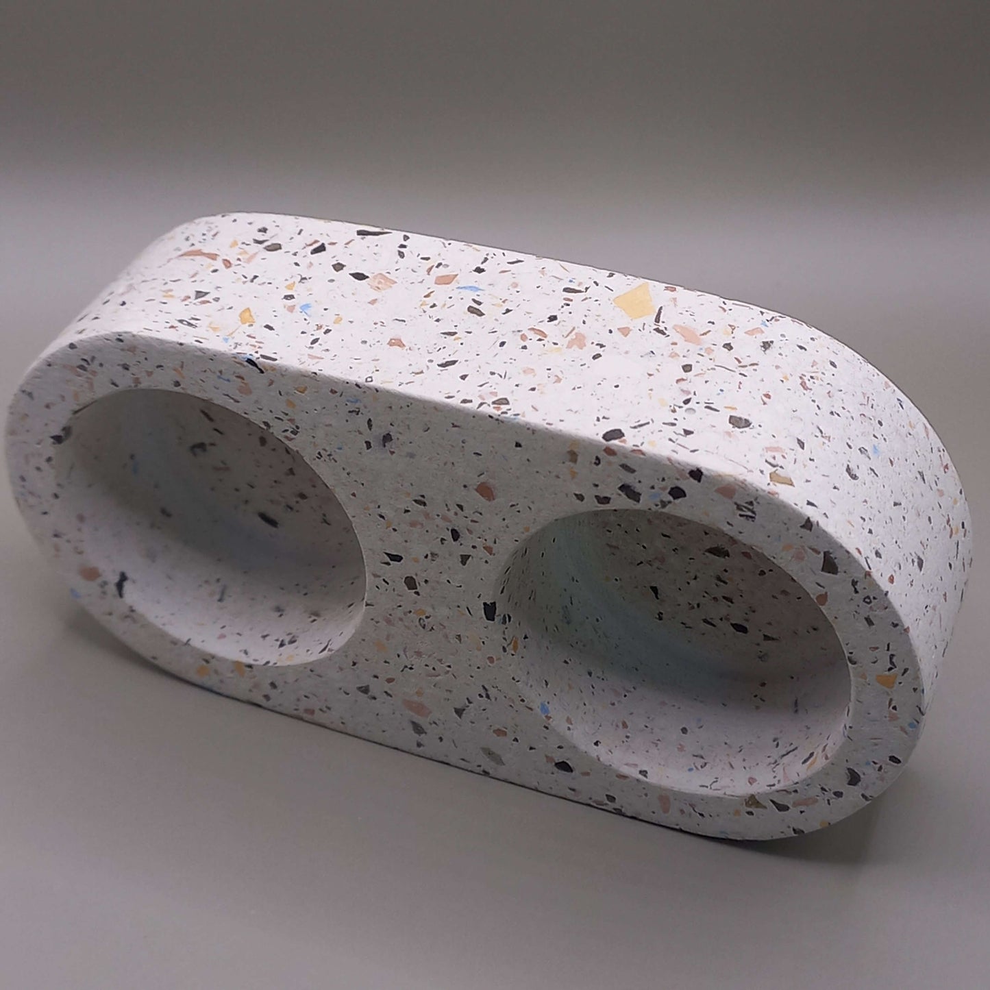 Βάση ρεσώ "Double" - ΛΕΥΚΟ (terrazzo)