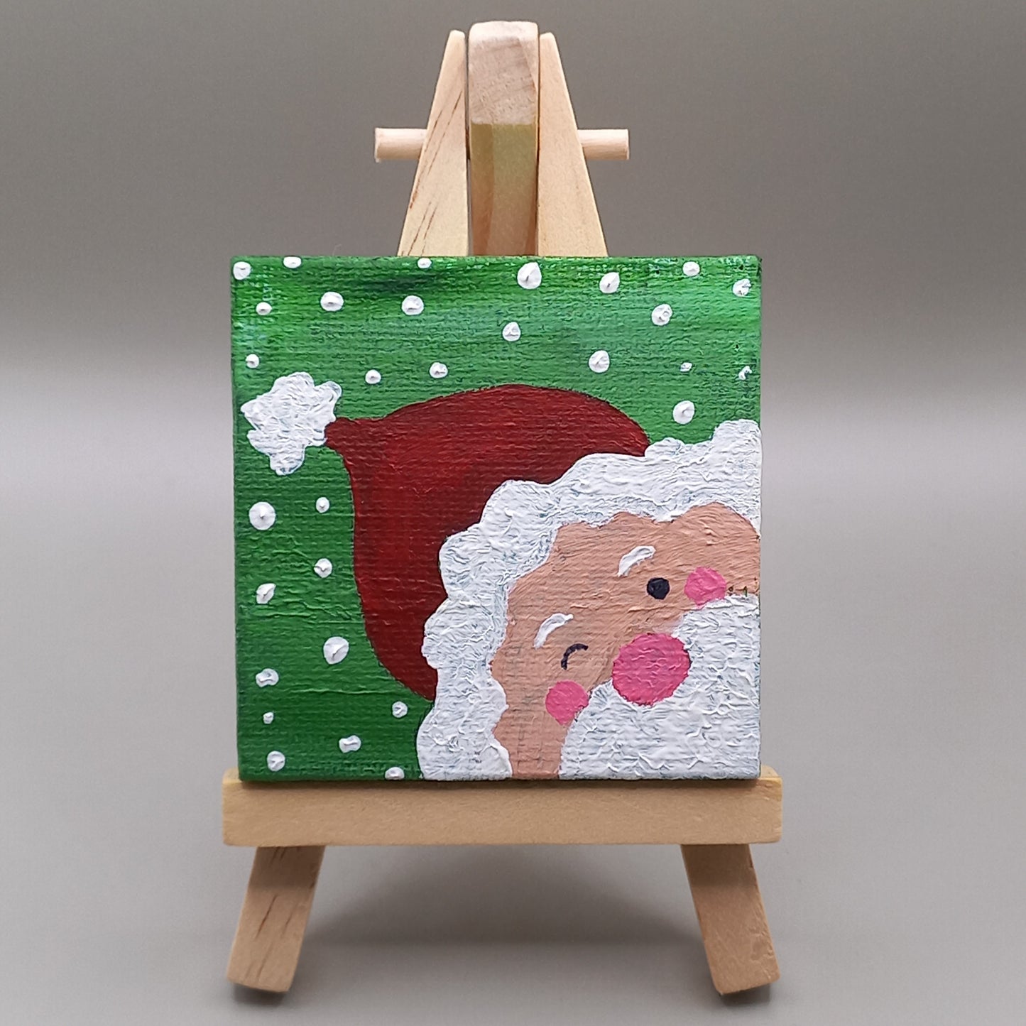 Πίνακας σε καμβά 6,5x6,5εκ. - XMAS