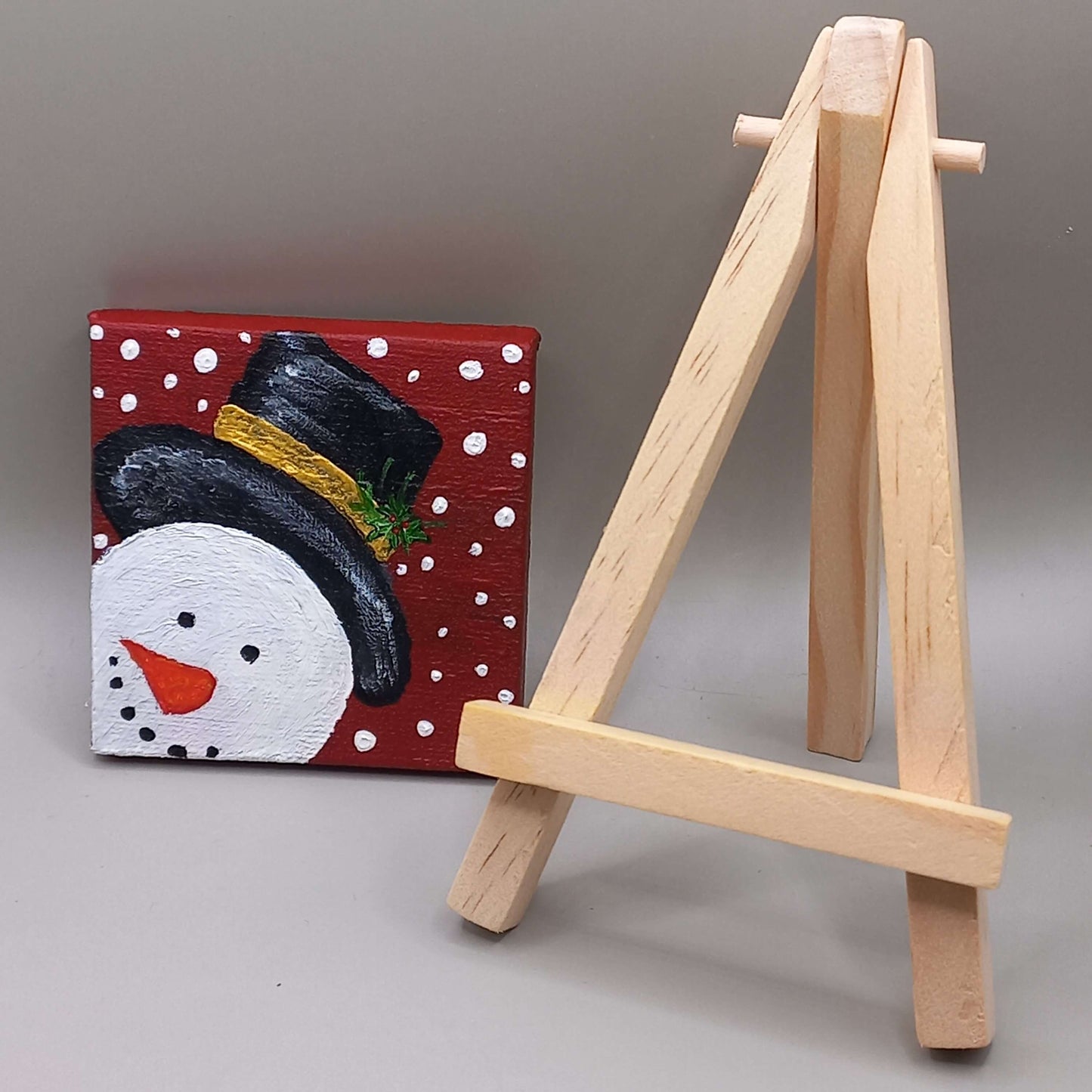 Πίνακας σε καμβά 6,5x6,5εκ. - XMAS
