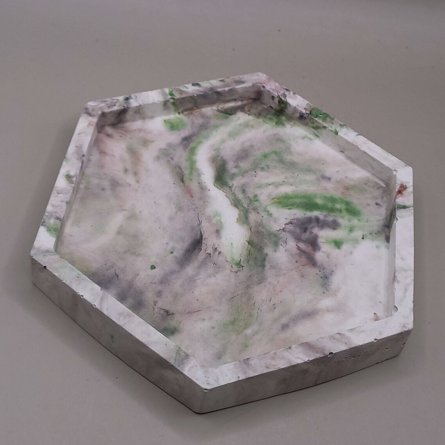 Σουβέρ "Hexagon" - MARBLE (Σετ 4τμχ)