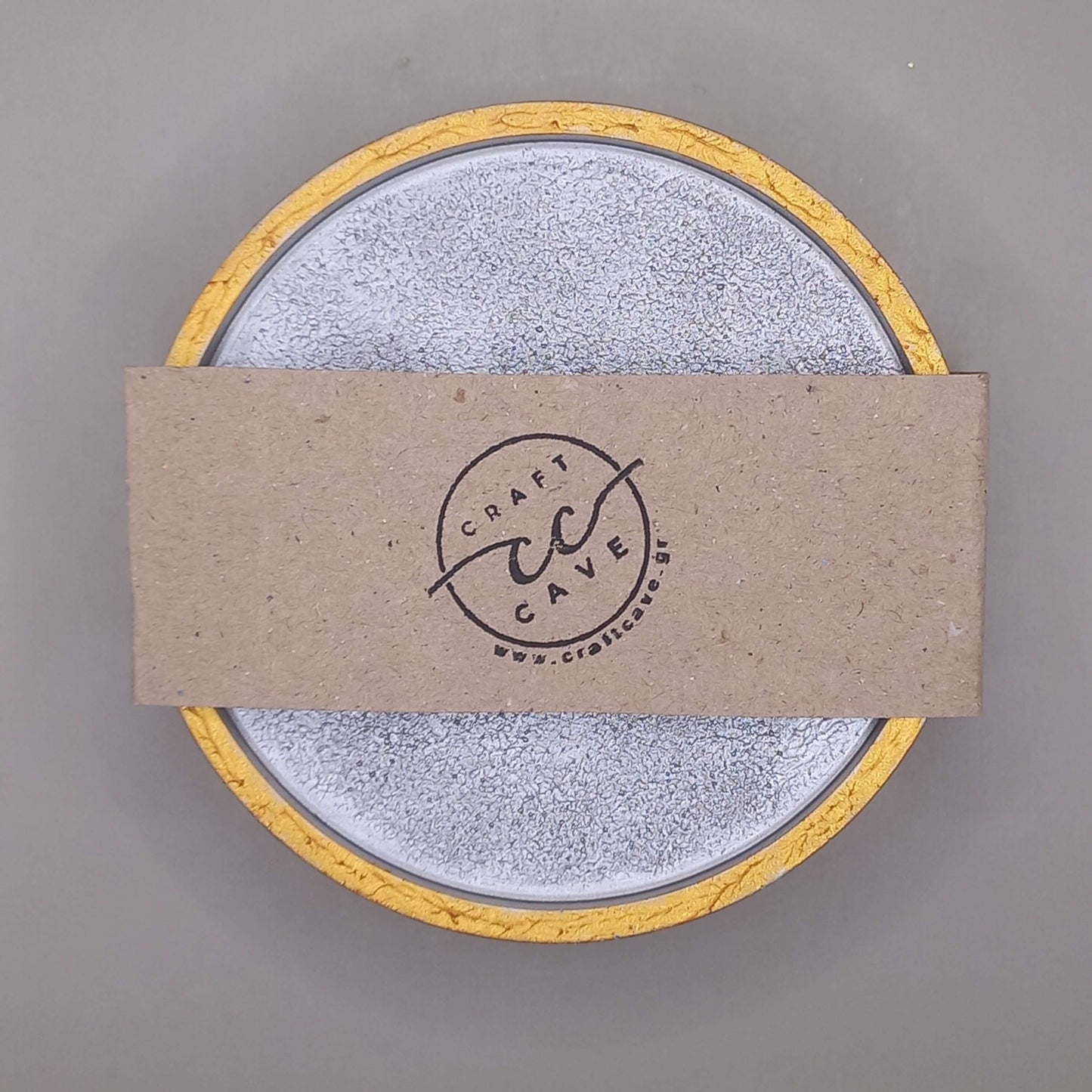 Σουβέρ "Round" - ΧΡΥΣΟ/ΑΣΗΜΙ (Σετ 2τμχ)