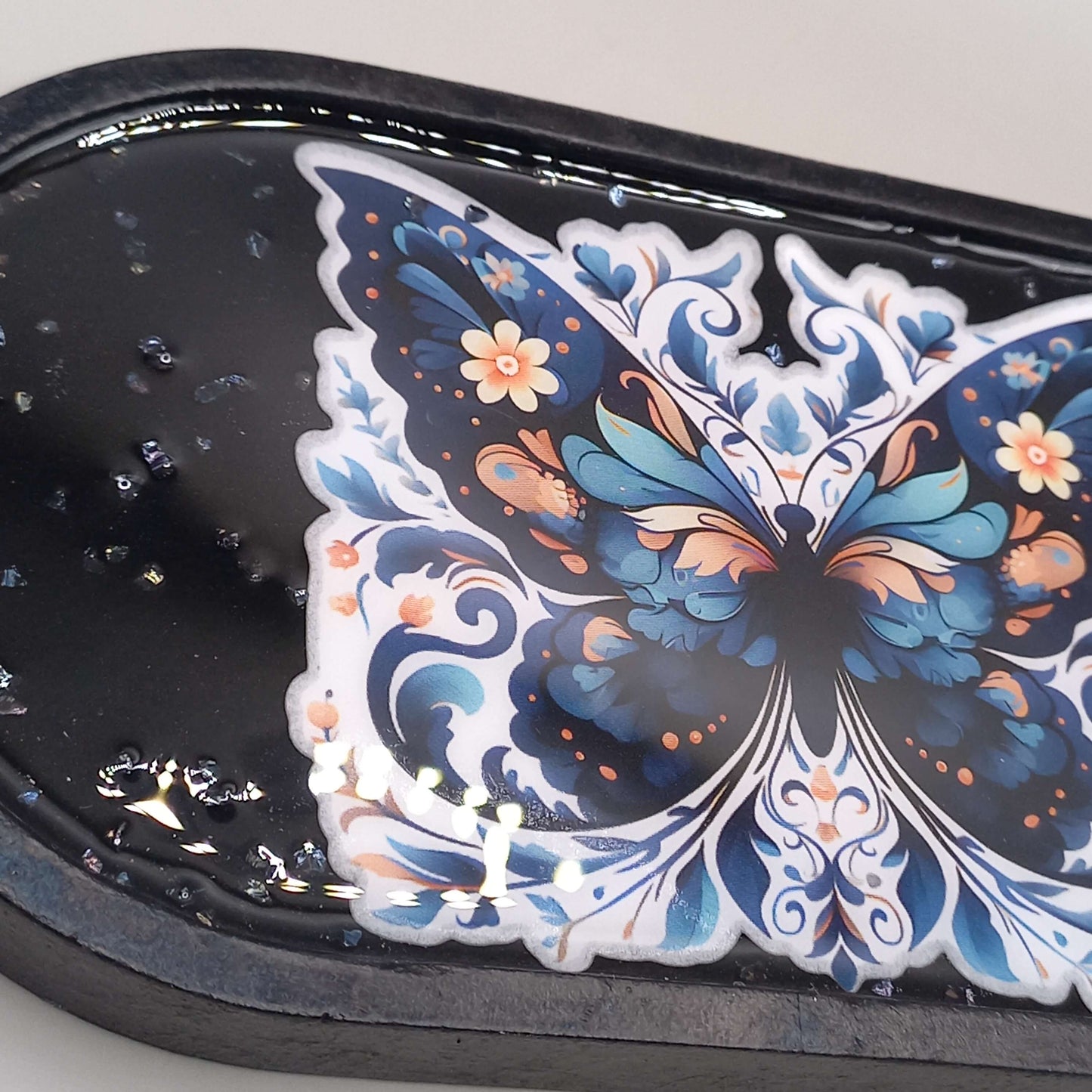 Δίσκος "Oval" - ΥΓΡΟ ΓΥΑΛΙ/ΜΑΥΡΟ-ΠΕΤΑΛΟΥΔΑ