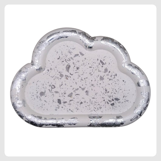 Δίσκος "Cloud" - ΛΕΥΚΟ (terrazzo12)