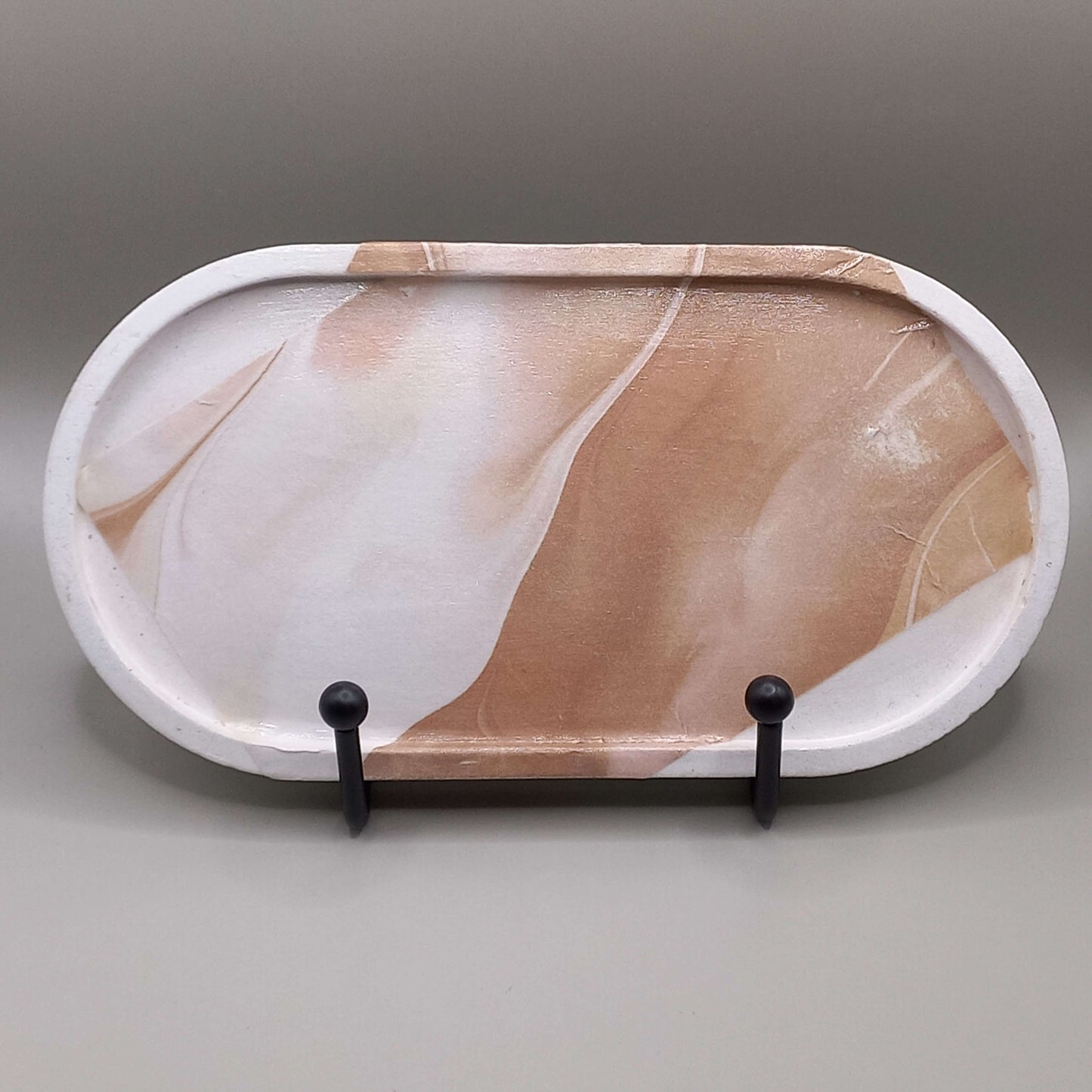 Δίσκος "Oval" - Marble DECOUPAGE (2 σχέδια)
