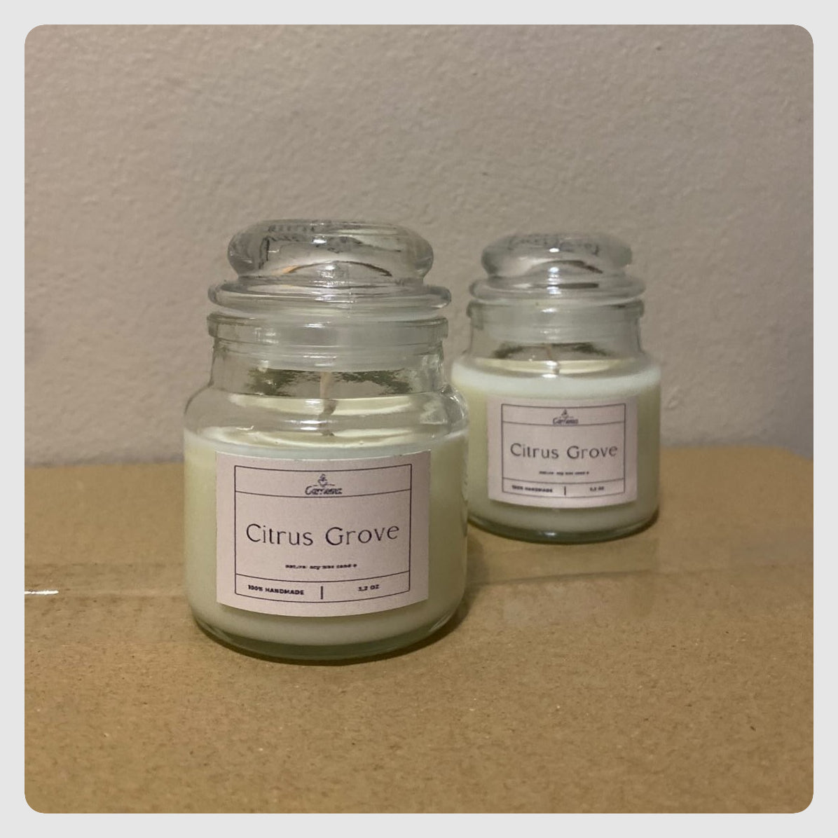 Αρωματικό κερί σόγιας 80gr (17 επιλογές αρώματος)