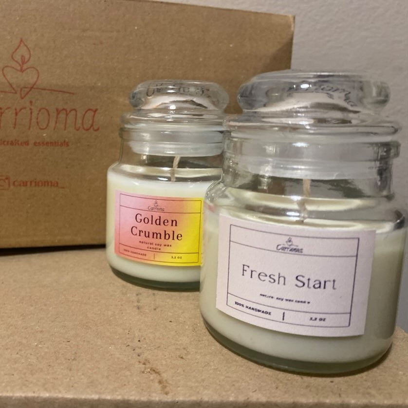 Αρωματικό κερί σόγιας 80gr (17 επιλογές αρώματος)