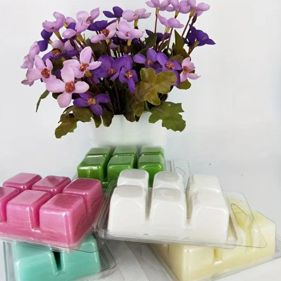 (CA): Καρτέλες για wax melts - Κύβος (σετ 5τμχ)