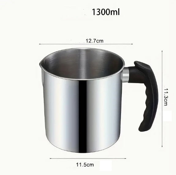 (CA): Κατσαρολάκι από ανοξείδωτο ατσάλι. 1300ml.