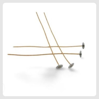 (CA): Φυτίλια STABILO, κερωμένα, με βάση (6 μεγέθη)