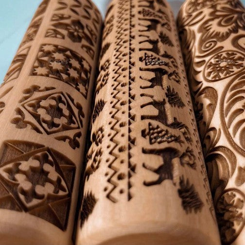 (CL): Ξύλινοι πλάστες με σχέδιο (3 επιλογές)