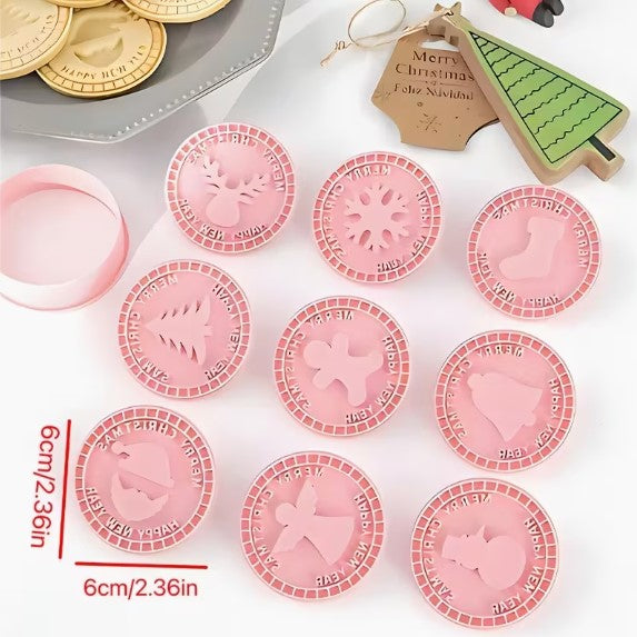 (CL): Χριστουγεννιάτικα Κουπάτ (σετ 10τμχ)