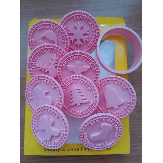 (CL): Χριστουγεννιάτικα Κουπάτ (σετ 10τμχ)