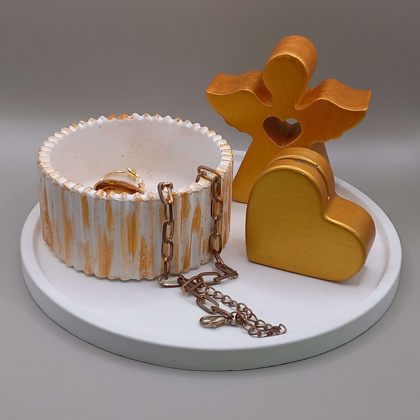 Μπωλ "Jewel" - ΛΕΥΚΟ/ΧΡΥΣΟ