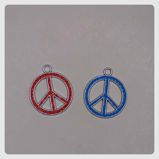 (JW): Charms "Peace" (2 χρώματα)