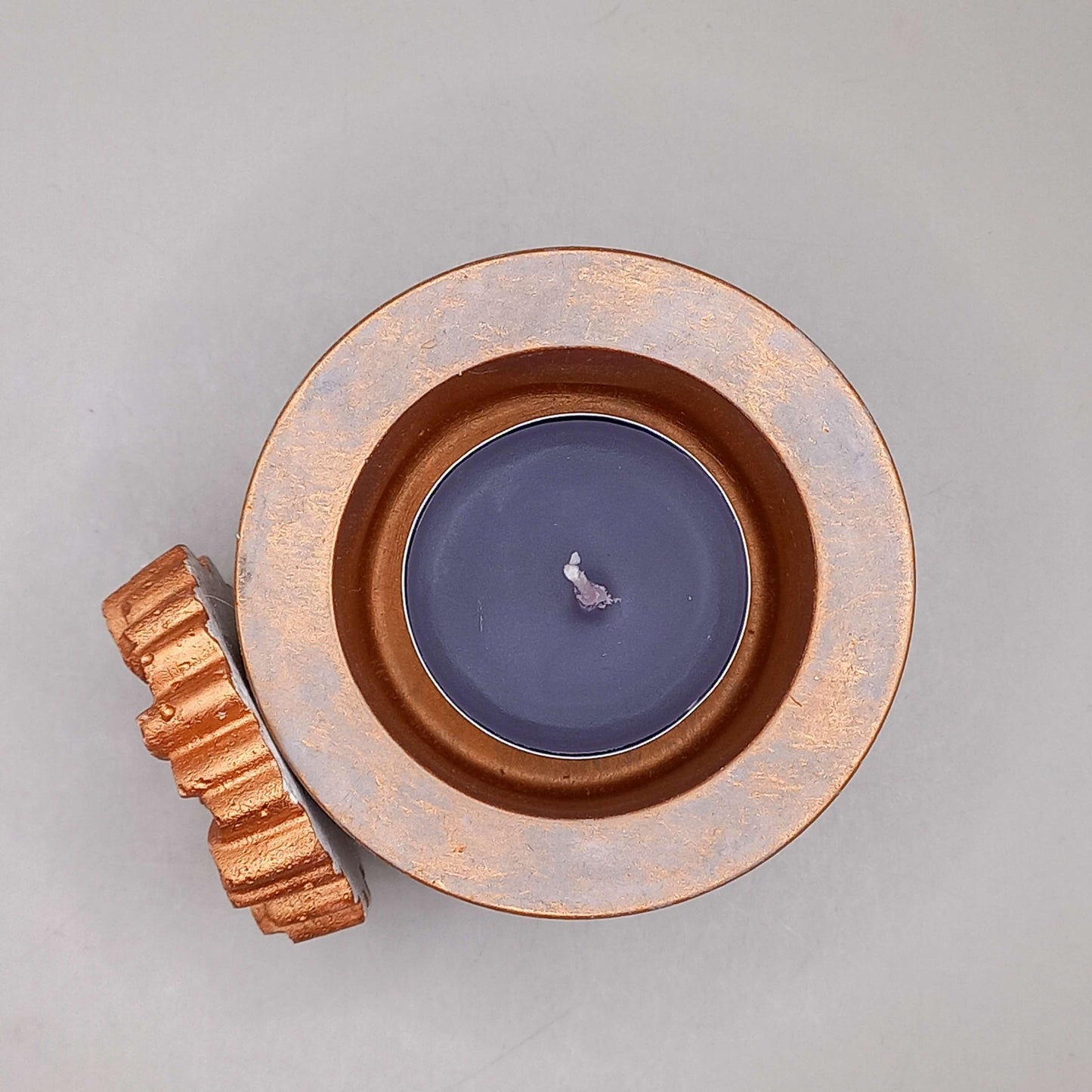 Κασπώ "Round" - ΓΚΡΙ/ΧΑΛΚΙΝΟ