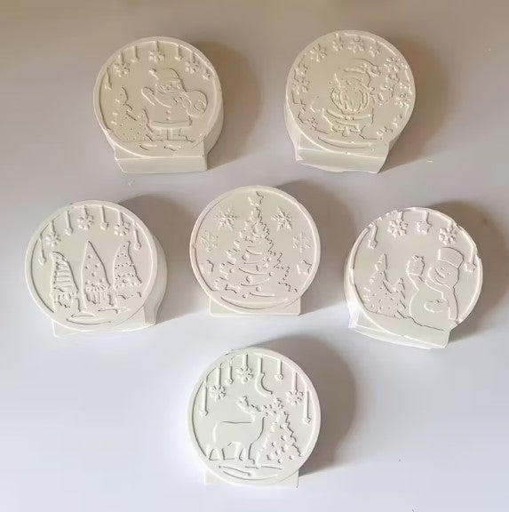 (MO): ΧMAS Στρογγυλά (6 σχέδια)