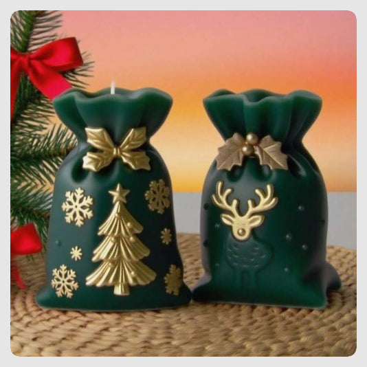 (MO): XMAS πουγκιά (2 σχέδια)