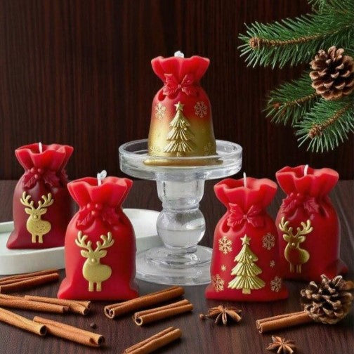 (MO): XMAS πουγκιά (2 σχέδια)