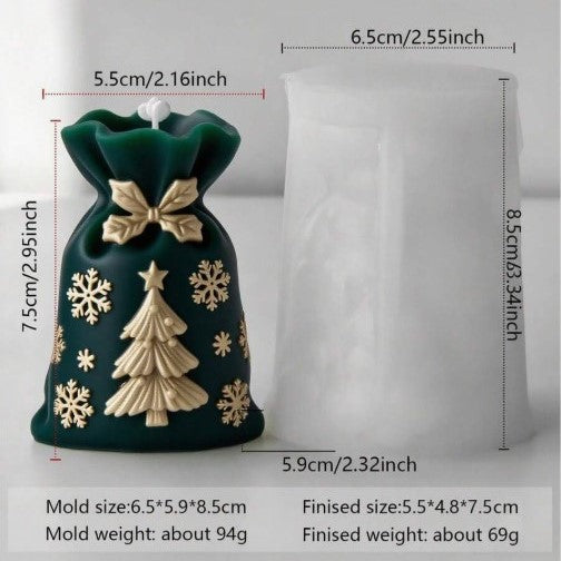 (MO): XMAS πουγκιά (2 σχέδια)