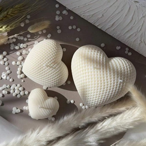 (MO): Καρδιά πλεκτή (3 μεγέθη)