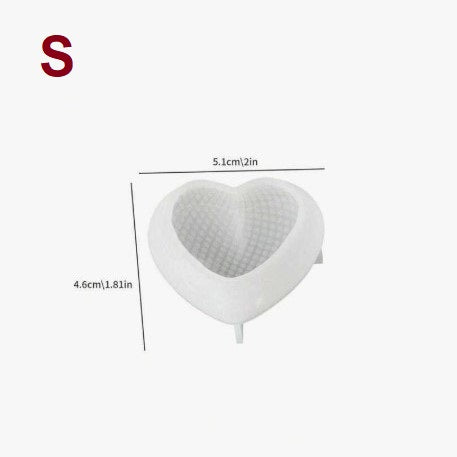 (MO): Καρδιά πλεκτή (3 μεγέθη)