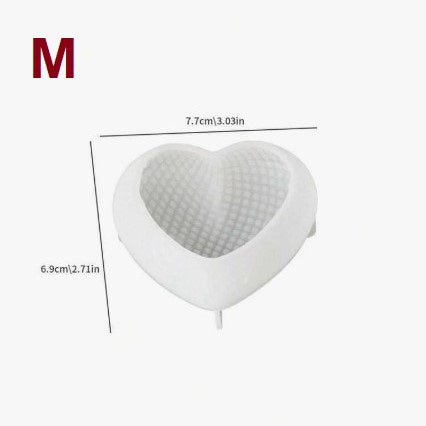 (MO): Καρδιά πλεκτή (3 μεγέθη)