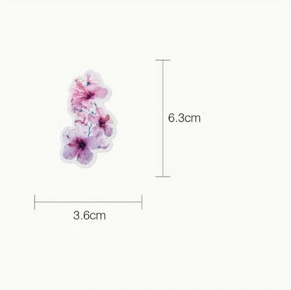 (ST) Αυτοκόλλητα "Flowers_1" (25τμχ)