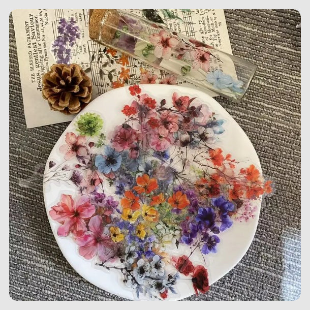 (ST) Αυτοκόλλητα "Flowers_1" (25τμχ)