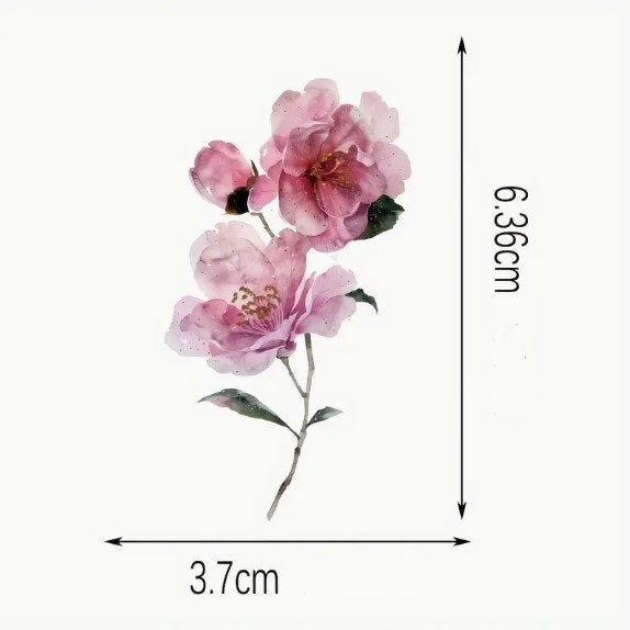 (ST) Αυτοκόλλητα "Flowers_1" (25τμχ)