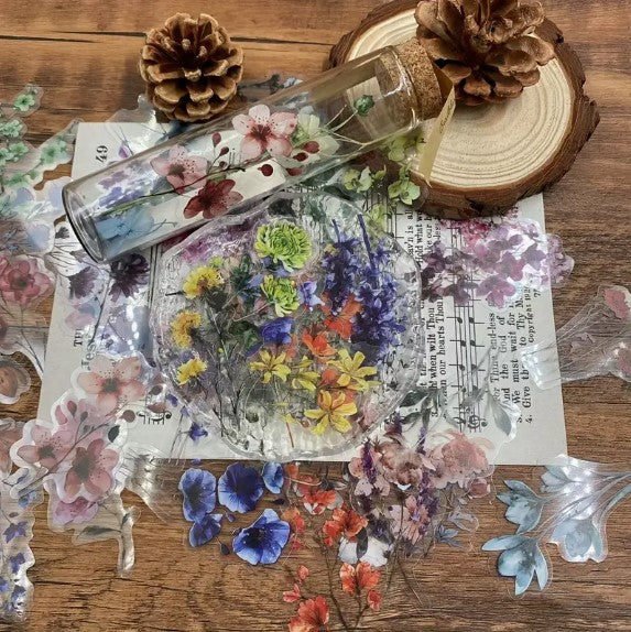 (ST) Αυτοκόλλητα "Flowers_1" (25τμχ)