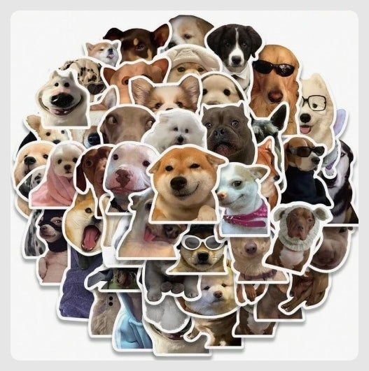 (ST) Αυτοκόλλητα "Funny Dogs" (25τμχ)