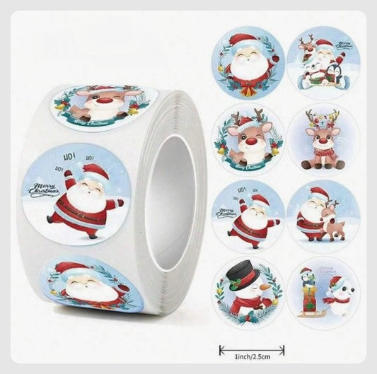 (ST): Αυτοκόλλητα XMAS (50τμχ)