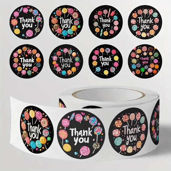 (ST): Αυτοκόλλητα "Thank You_5" (50τμχ)