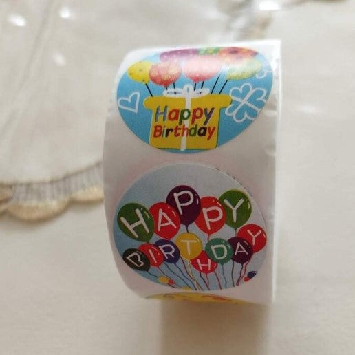 (ST): Αυτοκόλλητα "Happy Birthday_2" (50τμχ)