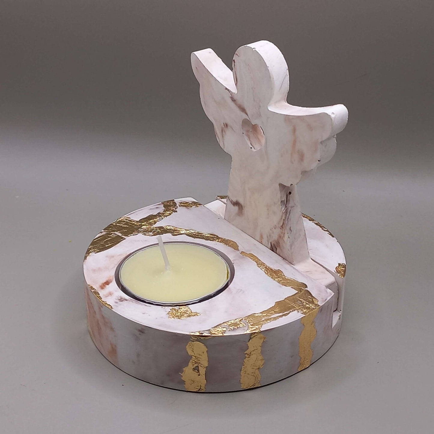 Βάση για ρεσώ "Angel" (λευκό/καφέ)