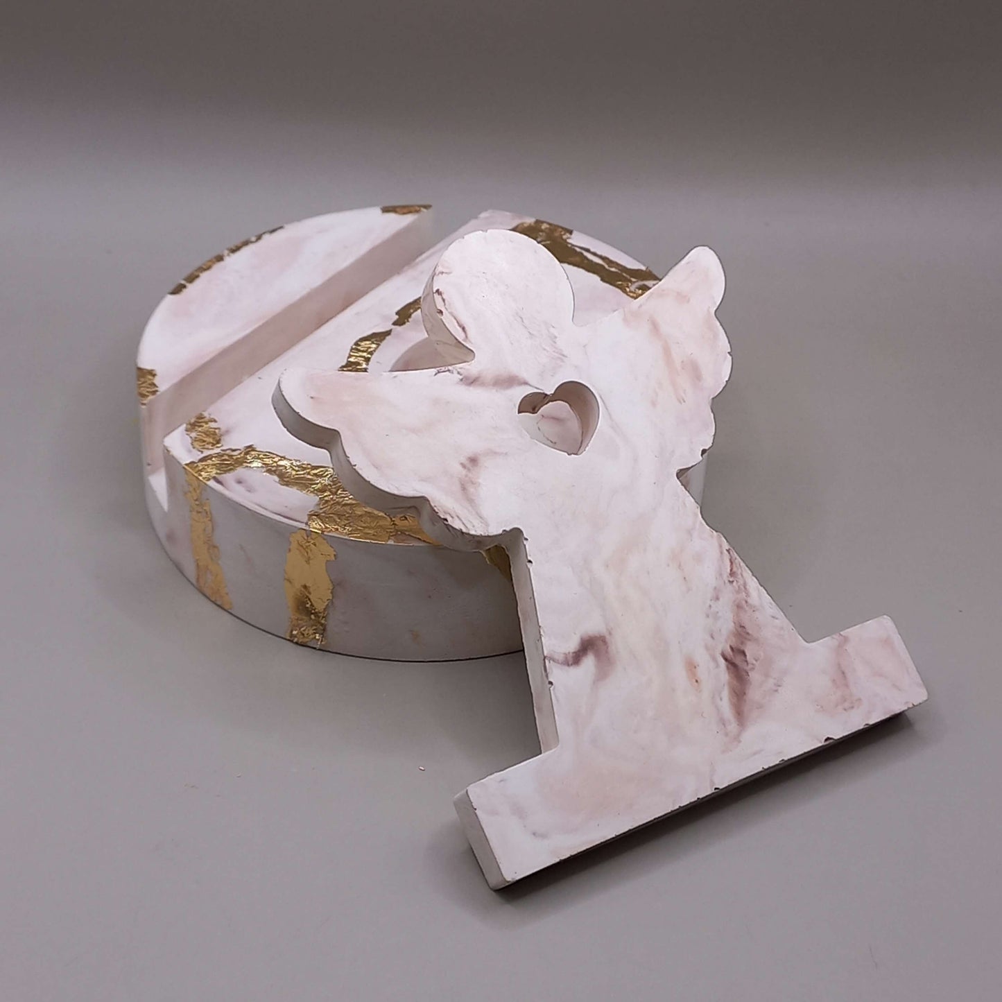 Βάση για ρεσώ "Angel" (λευκό/καφέ)