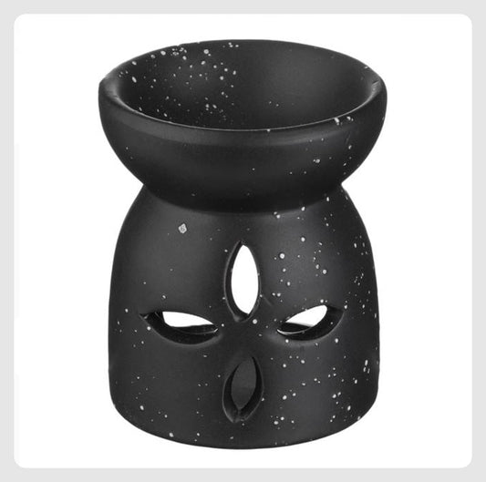 Καυστήρας για wax melts & έλαια (ΜΑΥΡΟ)