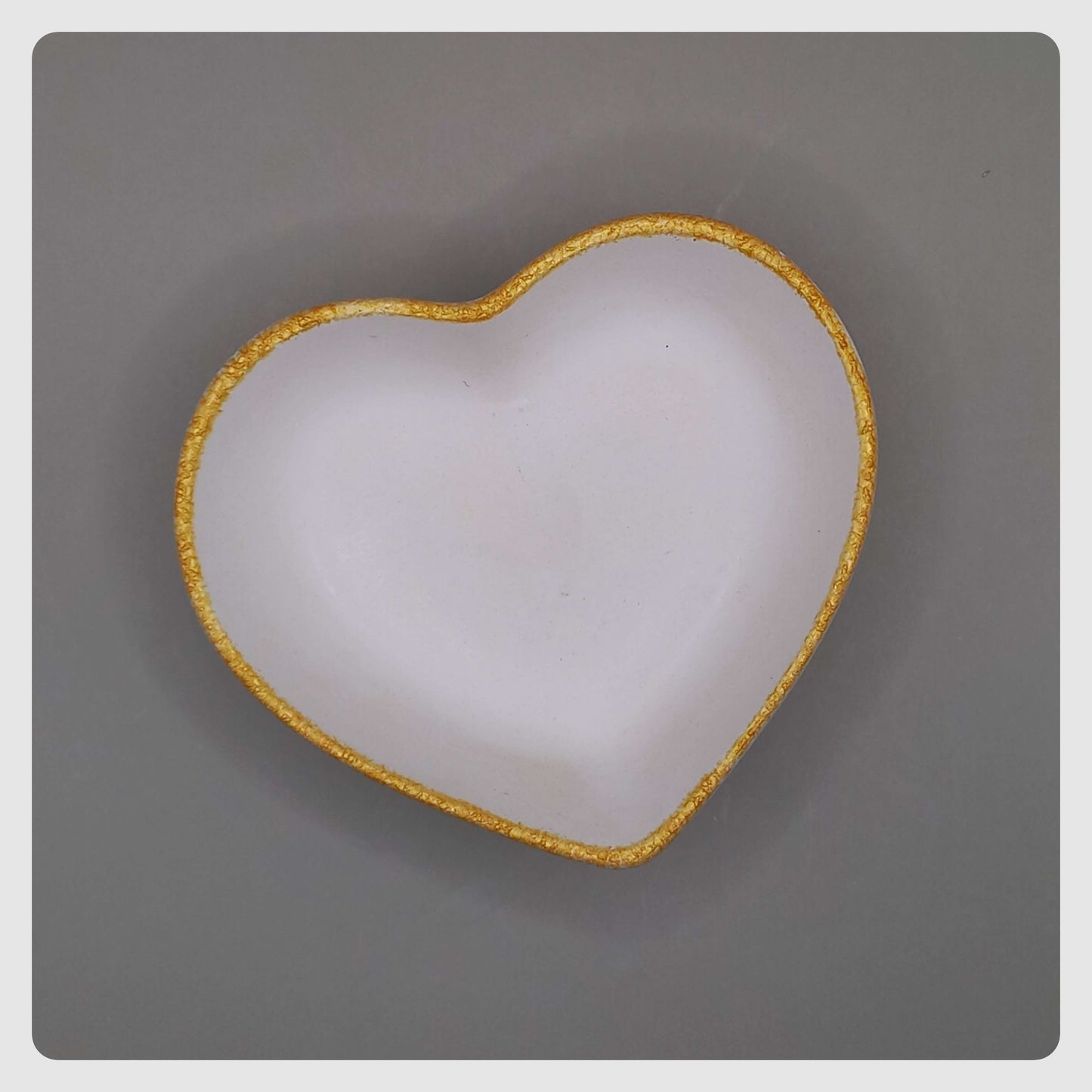 Μπωλ "Heart" - ΛΕΥΚΟ/ΧΡΥΣΟ